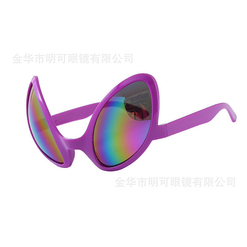 Wholesale Halloween Party Alien Antenna Funny Headband Green Fly Glasses